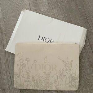 Dior Beige Botanical Clutch